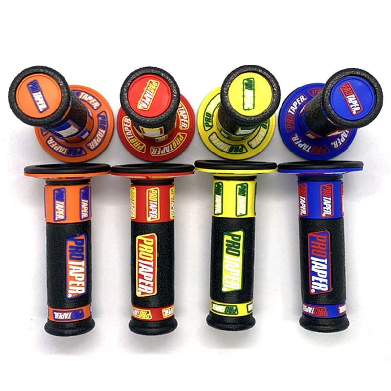 7/8″ Prtaper Hand Grips Yellow Handlebar Grip for Pit Dirt Bike Off-road ATV