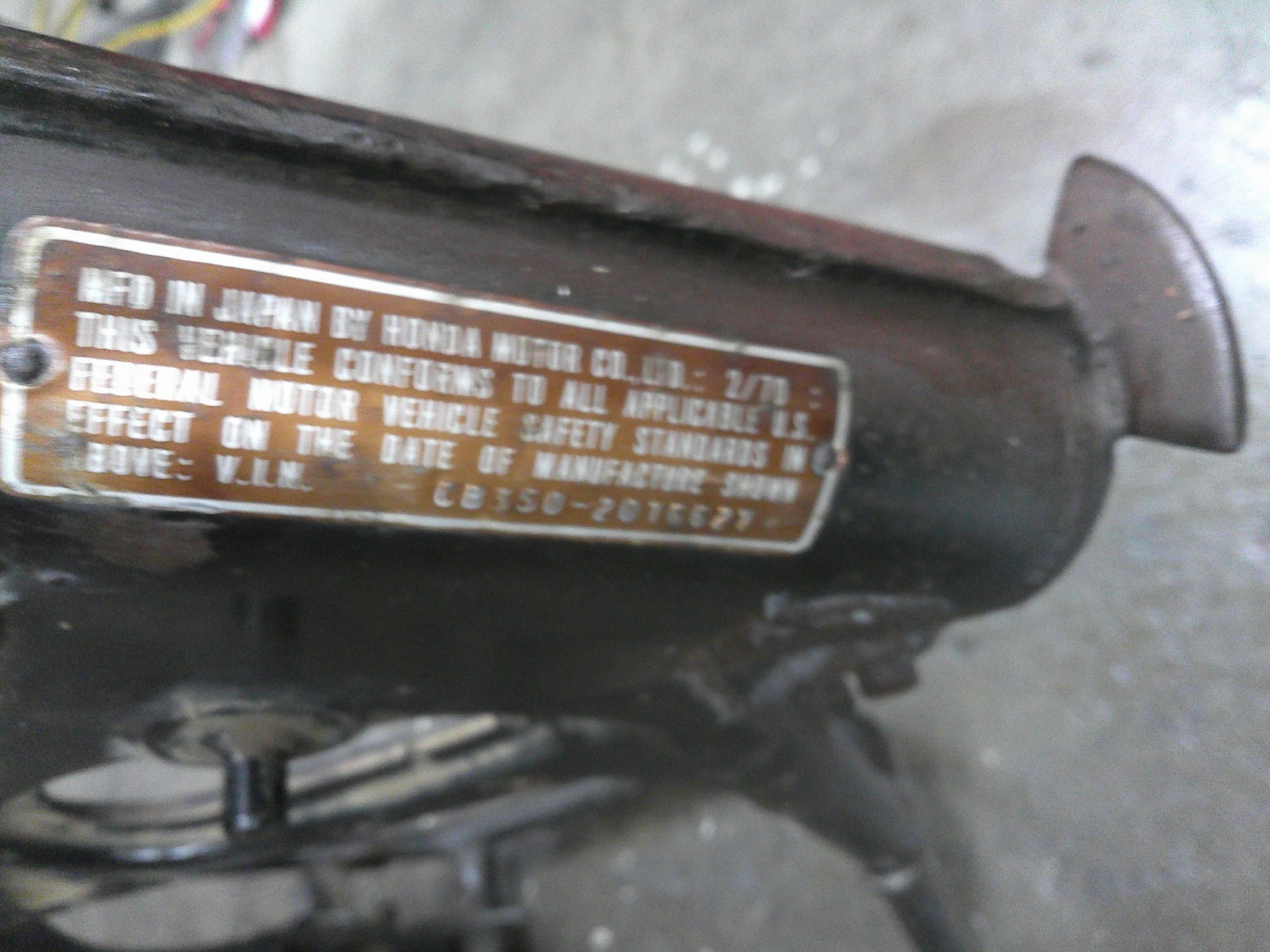 1968-1973 Honda CB350 frame chassis