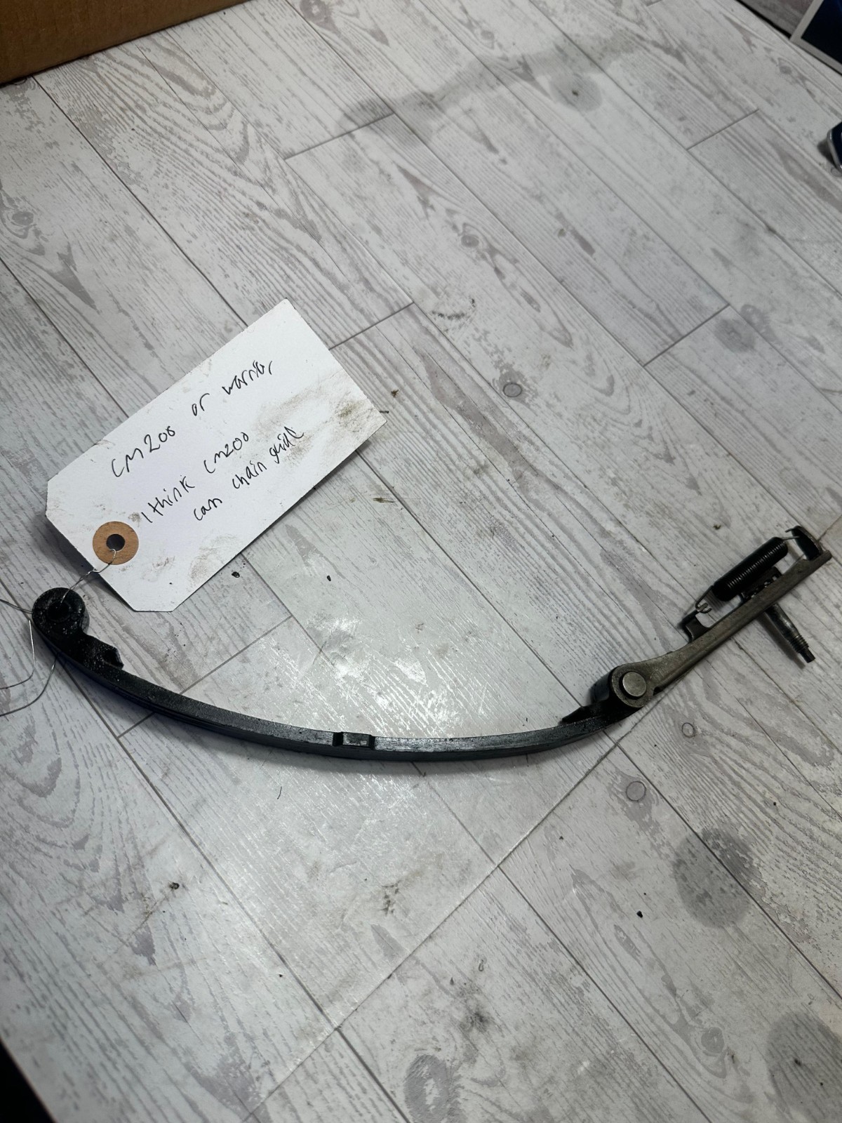 80 Honda CM200T CM200 Engine Timing Chain Guide Tensioner Set OEM CB200T -12