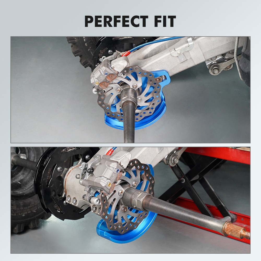 NICECNC Brake Caliper Bracket Rotor Guard For YAMAHA YFZ450X 10-11 YFZ450R 09-23