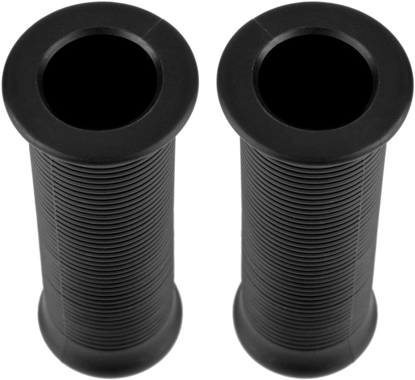 1 Inch Motorcycle Grips, Pair 1inch 25mm Universal Vintage TPU HandlColor: black