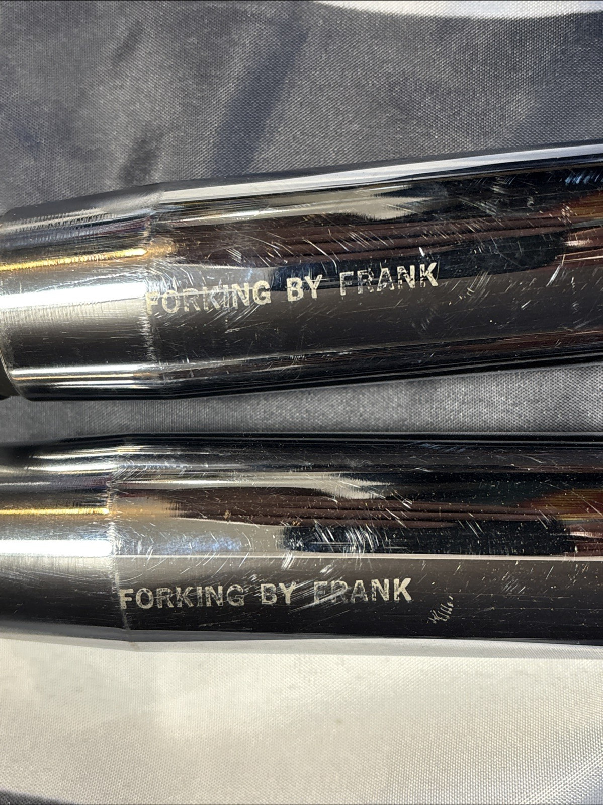 Norton Commando Complete Front Fork Set 750 850 Forking by Frank 1972 – 1975