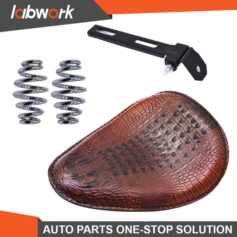 Labwork Bobber Chopper Solo Seat For Honda Shadow Spirit ACE VT 1100 750 Brown