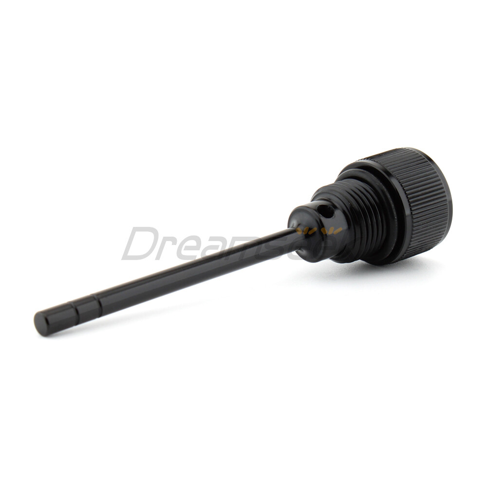 Black Dipstick Transmission Oil Fill Plug for Harley Softail Electra Glide 07-19
