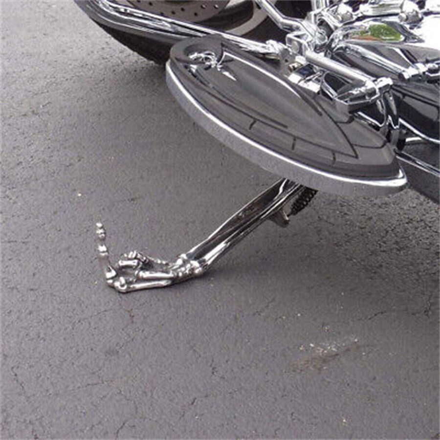 Motorcycle Kickstand Motorbike Side Stand Middle Finger Joint 15CM Holder