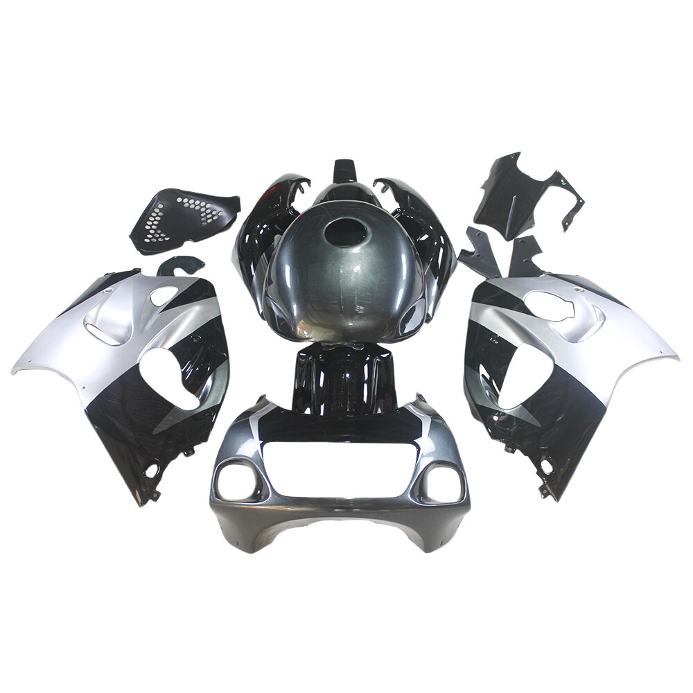 Silver Gray Black Plastics Fairing For Suzuki GSXR600 GSXR750 1996-1999 Fairings