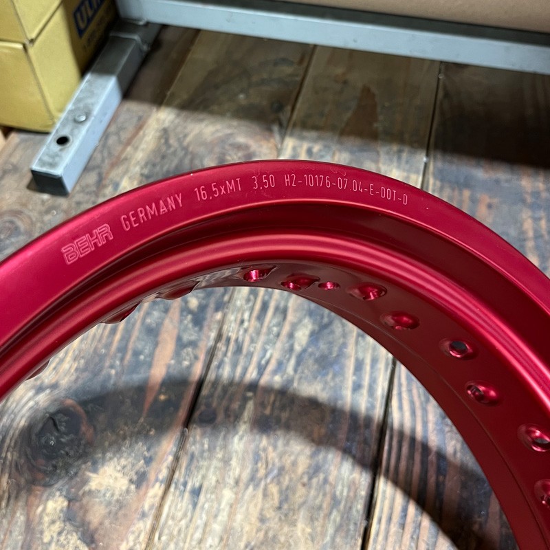 Behr German Supermoto Rim Set 16.5X3.50 / 17X5.50 36H KTM Husqvarna GasGas