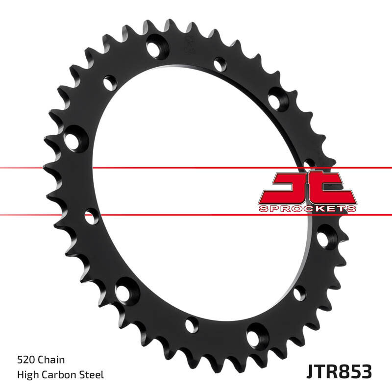 JT Steel Rear Sprocket 52T 52 Tooth Yamaha IT250 MX250 WR250 YZ250 1977-1998