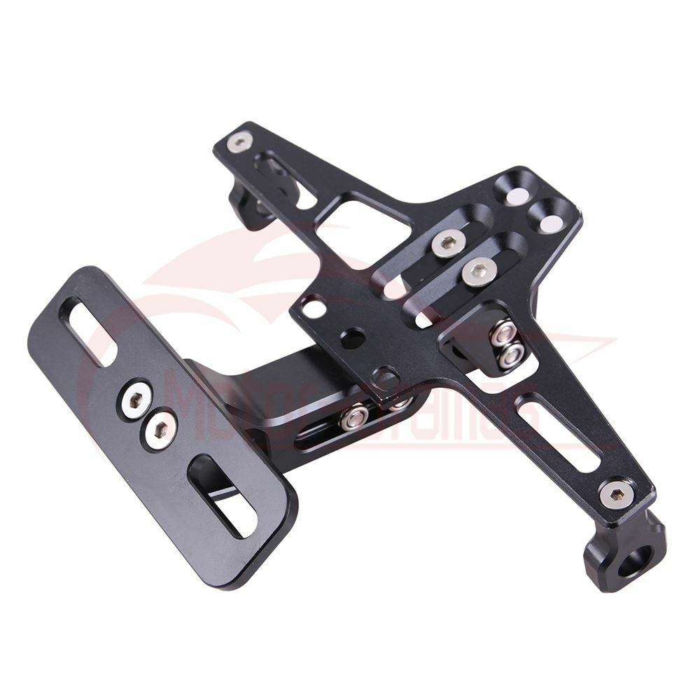 Motorcycle Fender Eliminator Kit License Plate Holder Bracket W/ LED Taillight