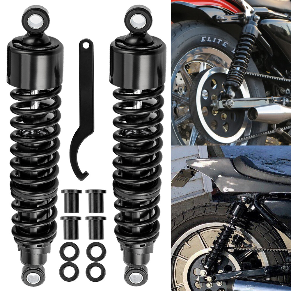 380mm 15″ Rear Shocks Absorbers For Harley Touring Softail Sportster Iron Fatboy