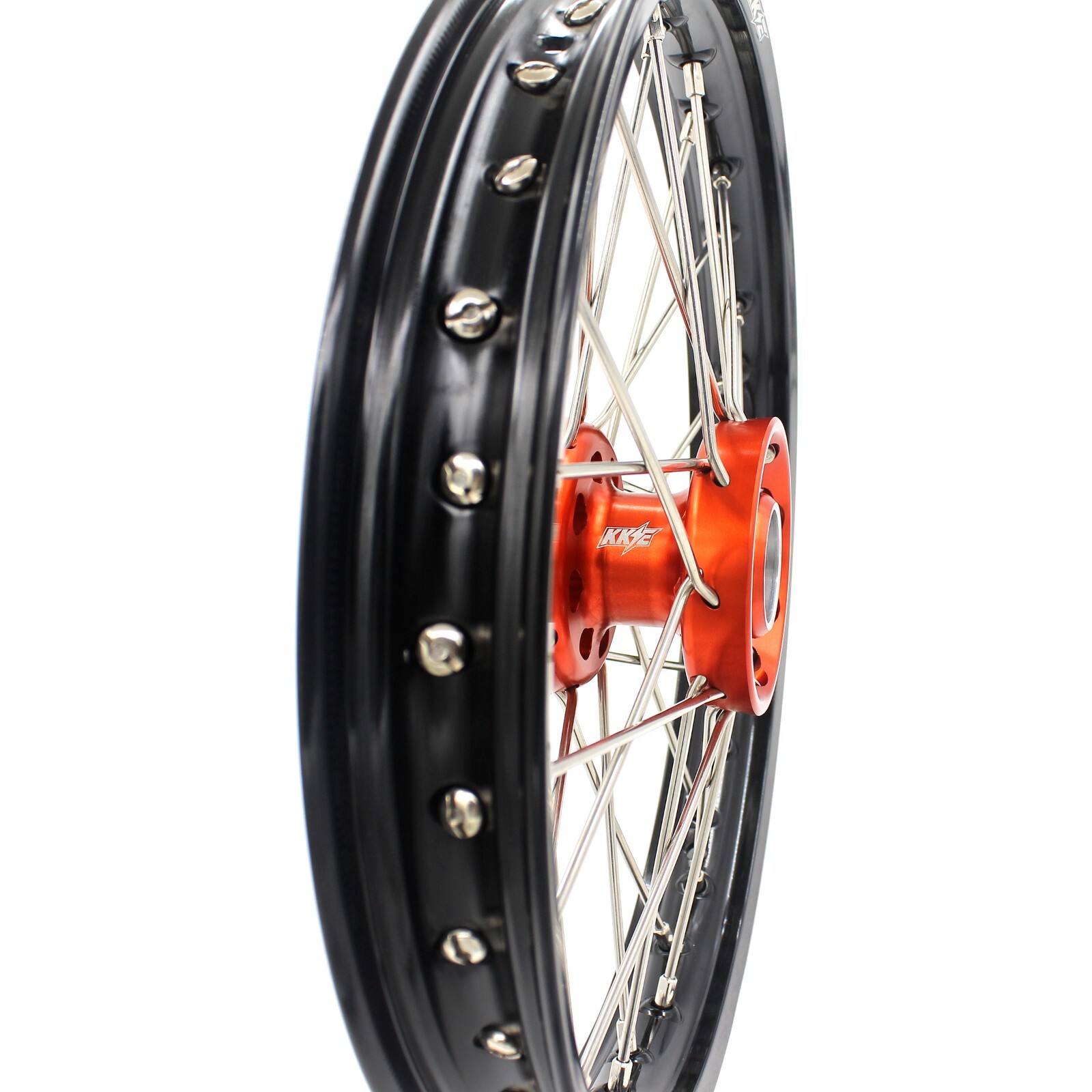 KKE Front 1.4*14 Rear 1.6*12 Mini Kids Wheel Rims Fit KTM SX 65 2002-2024 Orange