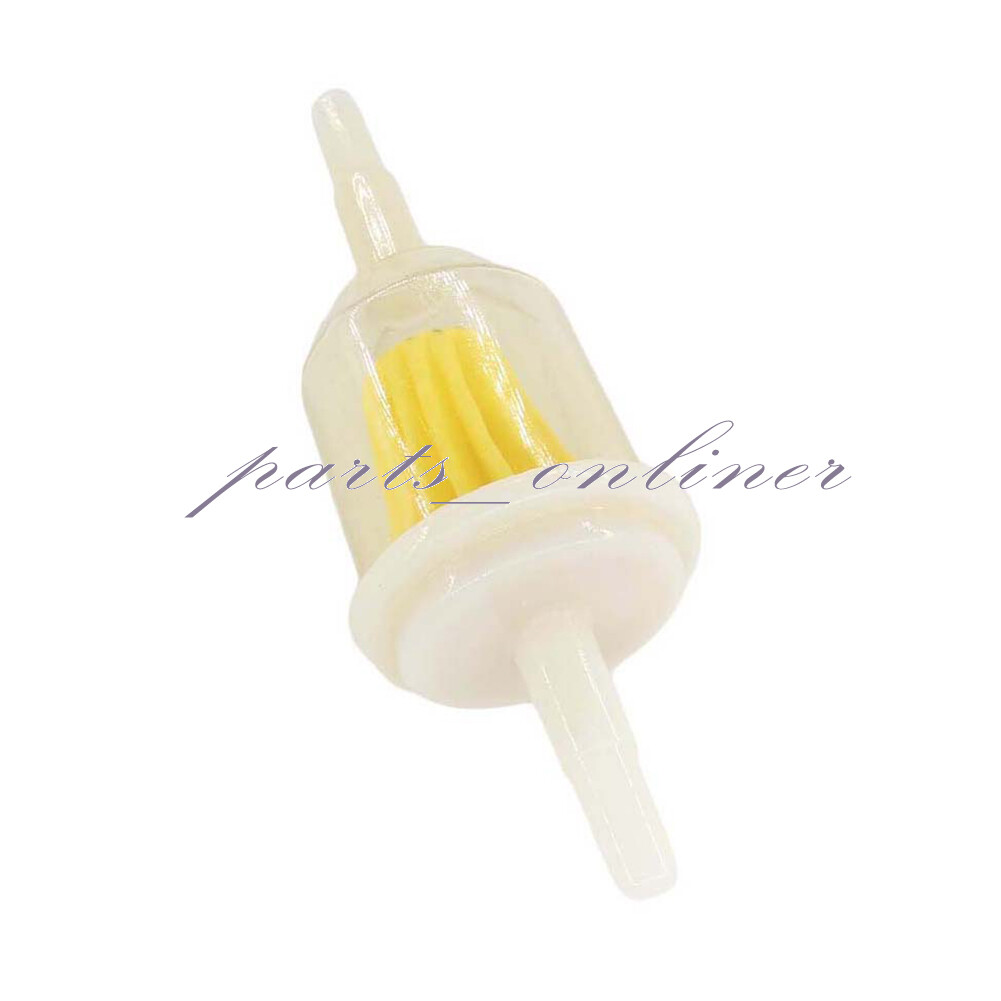 3x Fuel Filter 1/4″ 5mm 6mm For Suzuki ATV Dirt Bike Clear Inline Gas Magnetic