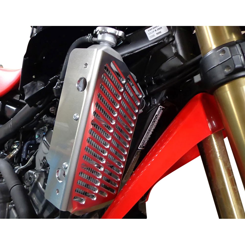 Flatland Racing Radiator Guards Silver For HONDA CRF300L Rally (ABS) 2021-2023
