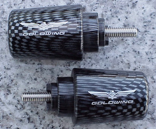 2001-2024 Honda Goldwing Gold Wing GL 1800 GL1800 CUSTOM CARBON BAR ENDS