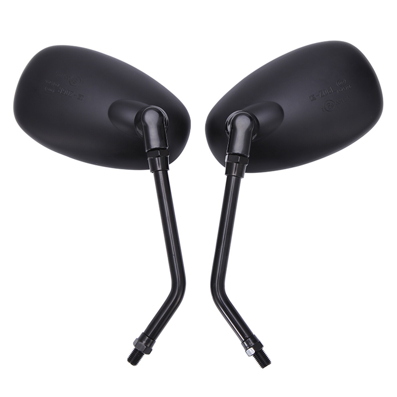 Black Motorcycle Rearview Mirrors For Yamaha V Star 250 650 950 1100 1300 XVS US