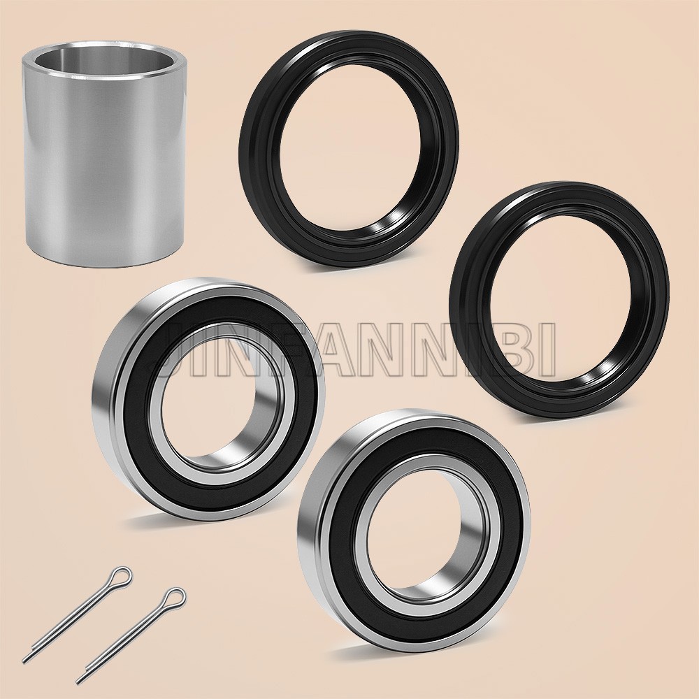 Front Wheel Bearings Seals Kit for Kawasaki Mule 2510 3000 3010 4000 4010 Trans