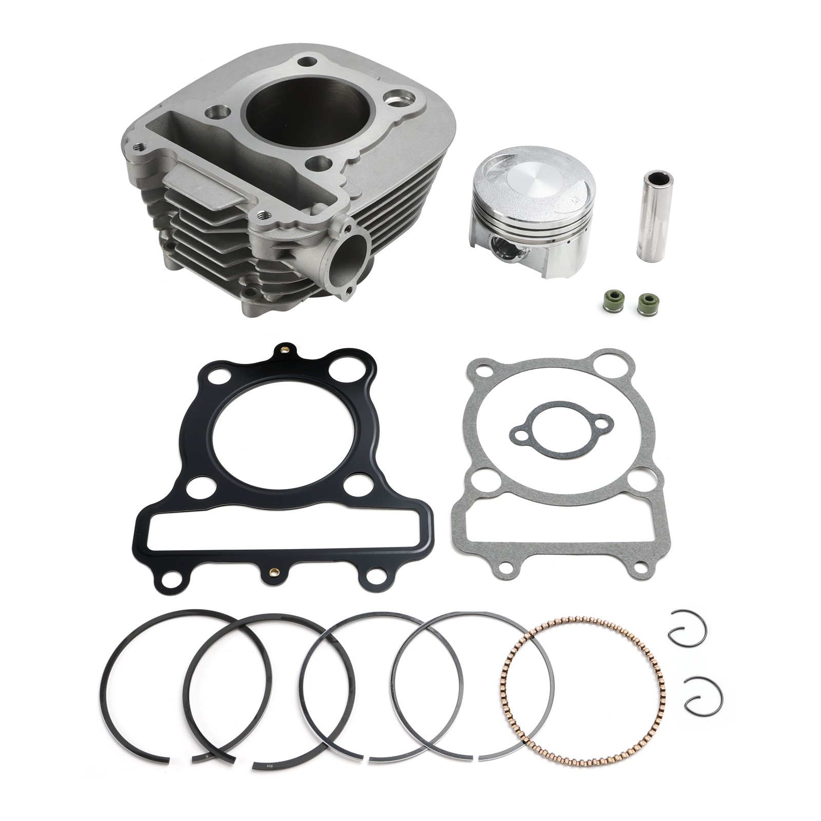 67mm Cylinder Jug Piston Kit For Yamaha YTM200 Tri-Moto Yamahauler 200 1983-1985