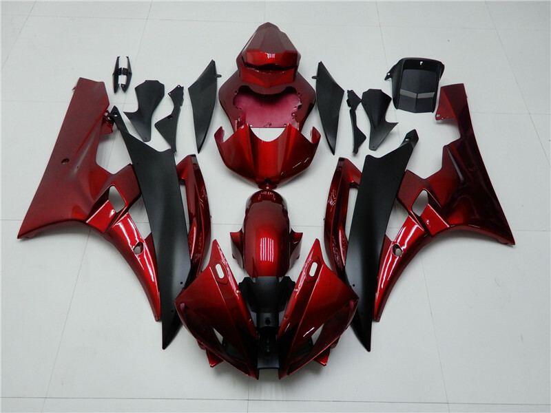 NT Injection Mold Red Black ABS Fairing Fit for Yamaha 2006-2007 YZF R6 ABS a004