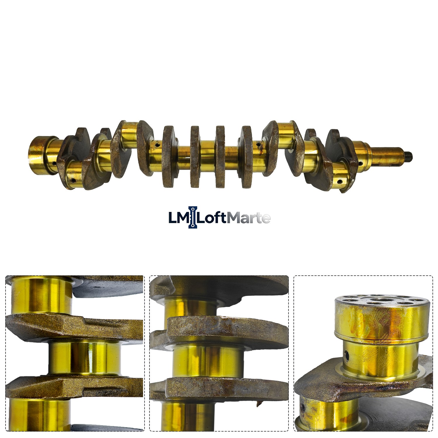 Brand New Crankshaft 12201-06J01 for Nissan Engine TD42 1 Year Warranty