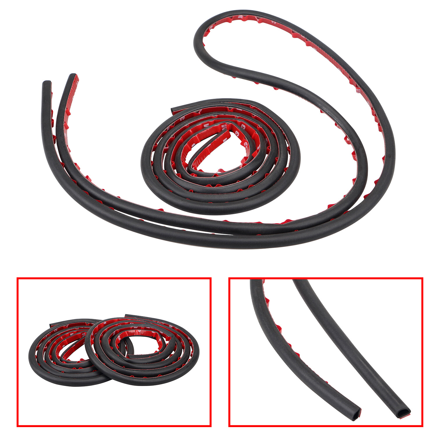 170cm Hard Saddlebag Lid Seal Gasket For Harley Touring FLHT FLHR FLHX CVO 93-13
