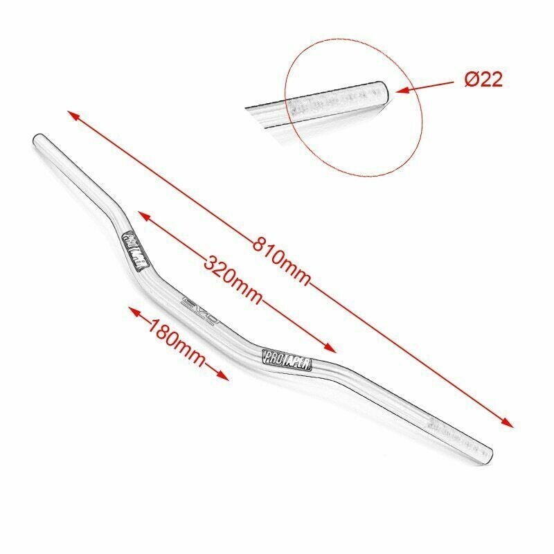 Original “Evo” PRO TAPER Handlebar Fat Bar DIRT BIKE ATV Quad 1 1/8” GRIPS Pads