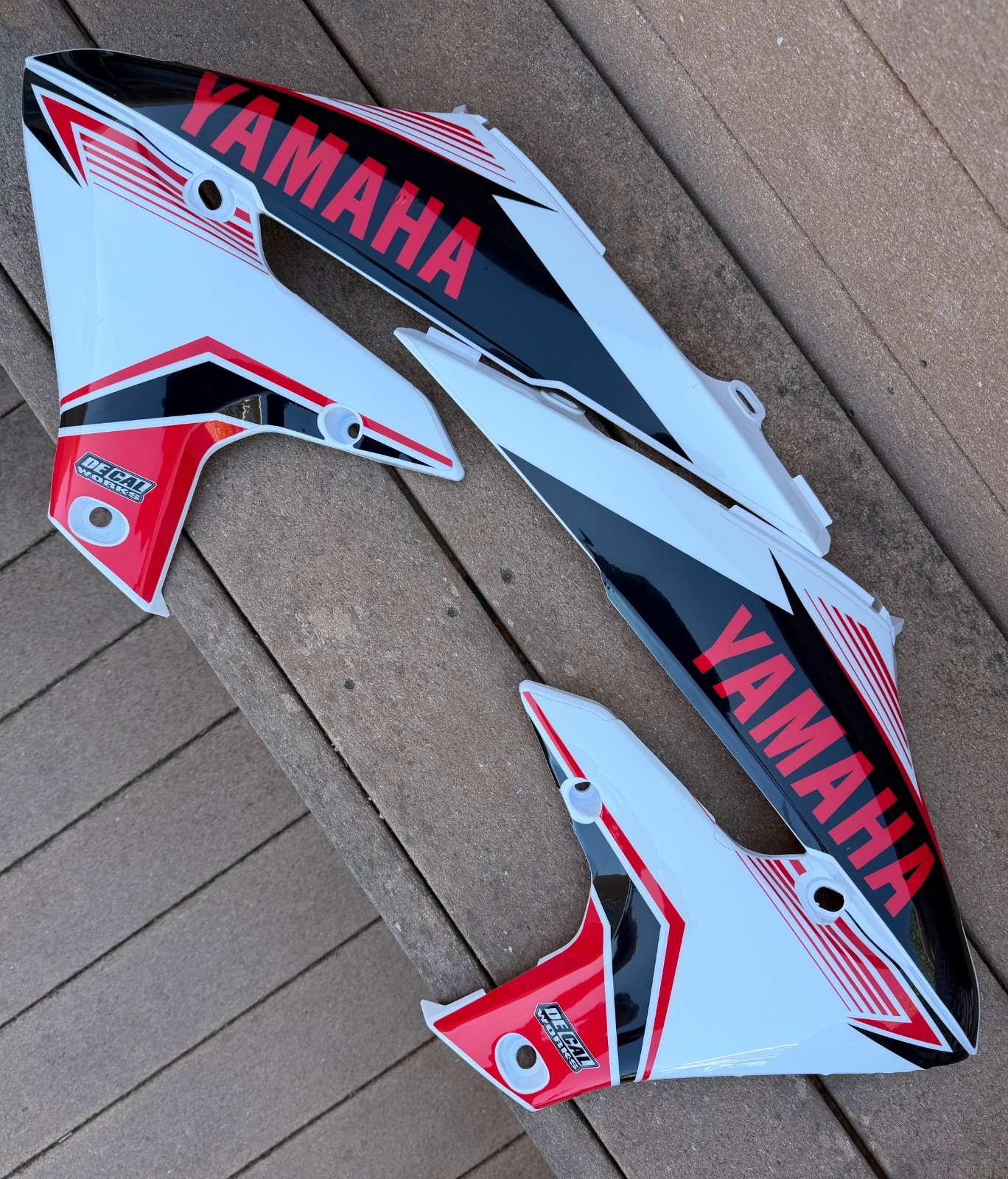 YAMAHA Radiator Shrouds with Graphics YZ250F YZ450F FX 250 450 – NEW!