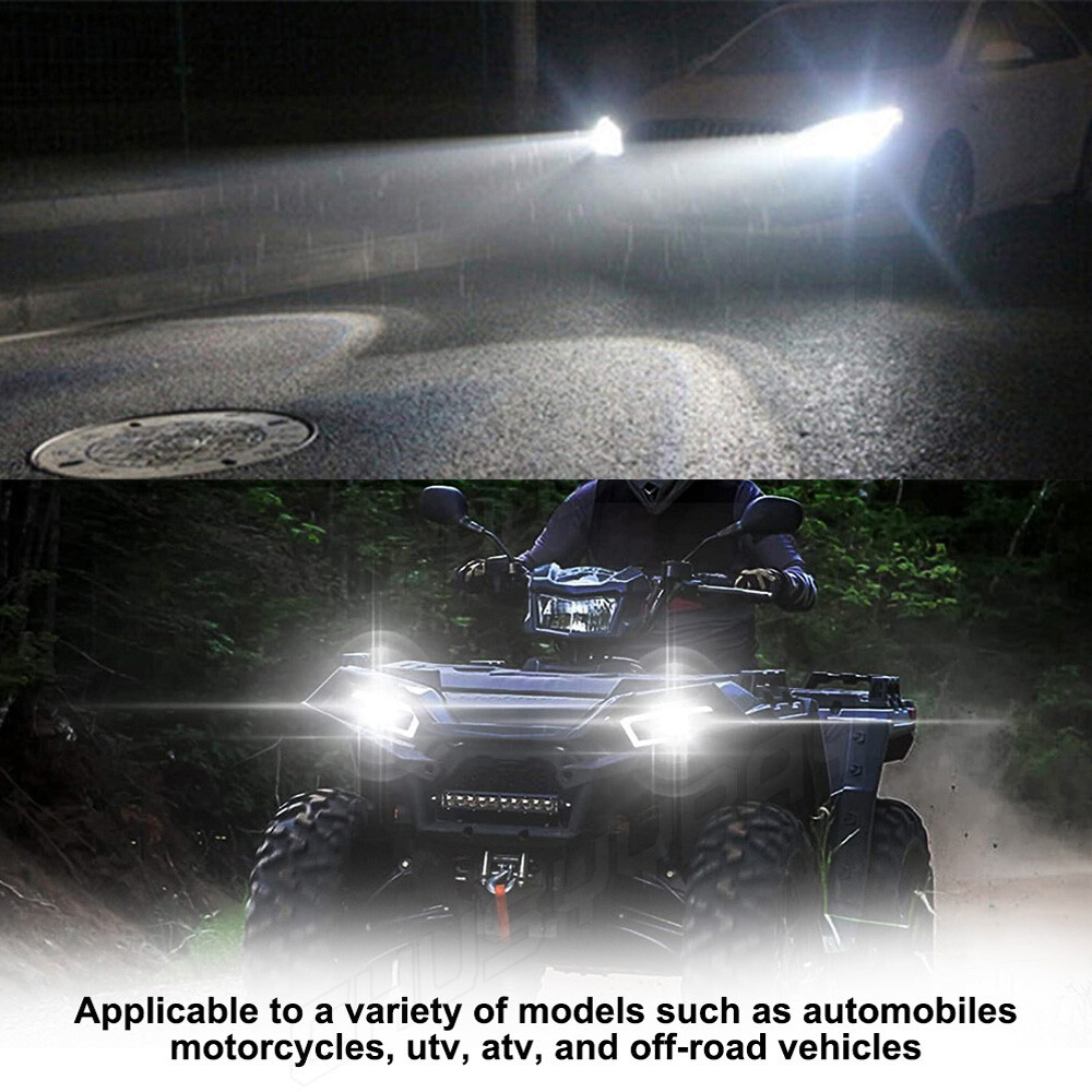 Ultra Bright AC/DC LED Headlight Bulbs for Honda 2005-2014 CRF450X motorcycle