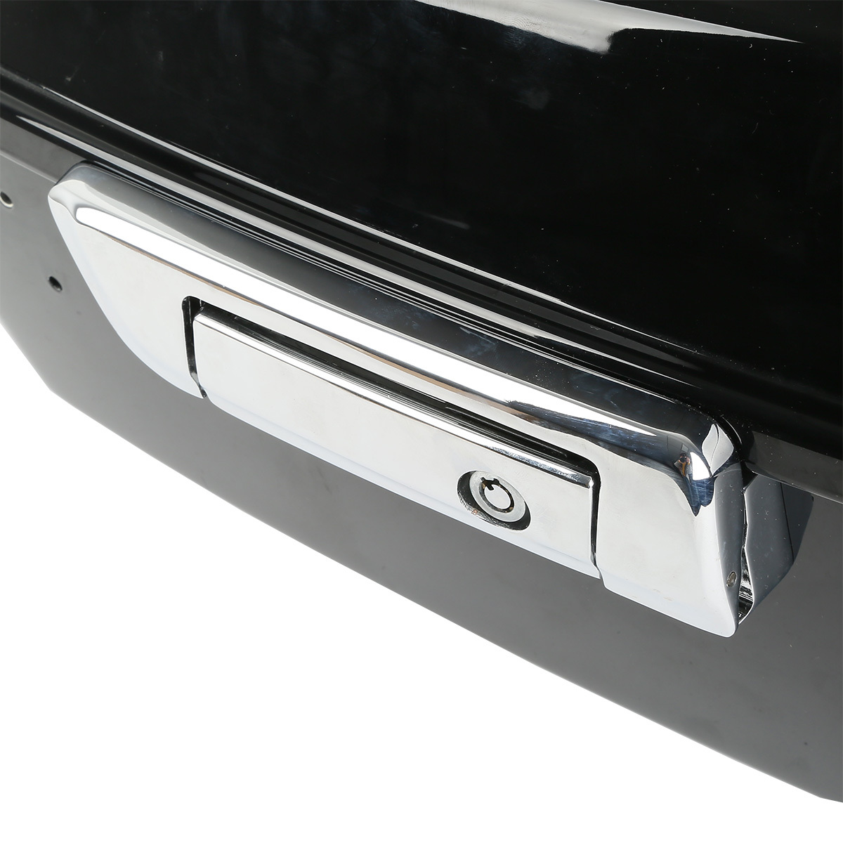 Vivid Black King Trunk Backrest Pad Fit For Harley Touring Electra Glide 2014-up