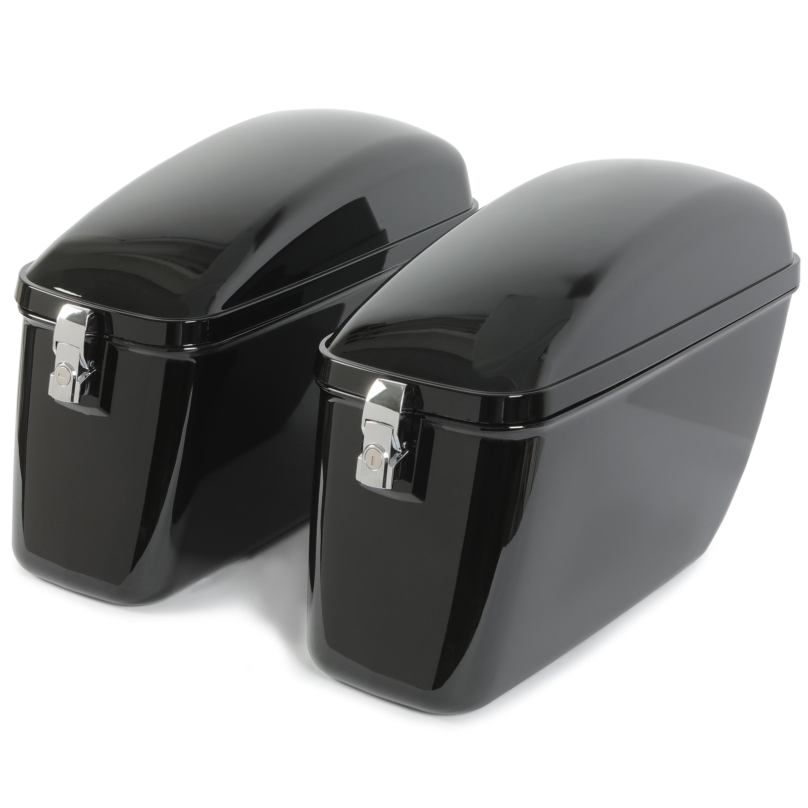 Motorcycle Hard Saddlebags Saddle Bags Luggage For Harley Honda Yamaha Cruiser