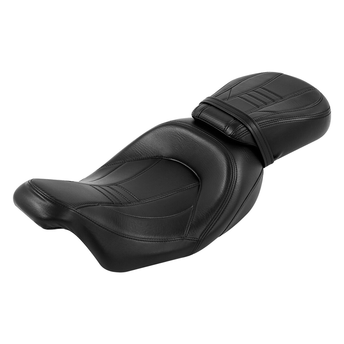 Low-Profile Driver + Passenger Seat Fit For Harley Touring Road Glide 2009-2023