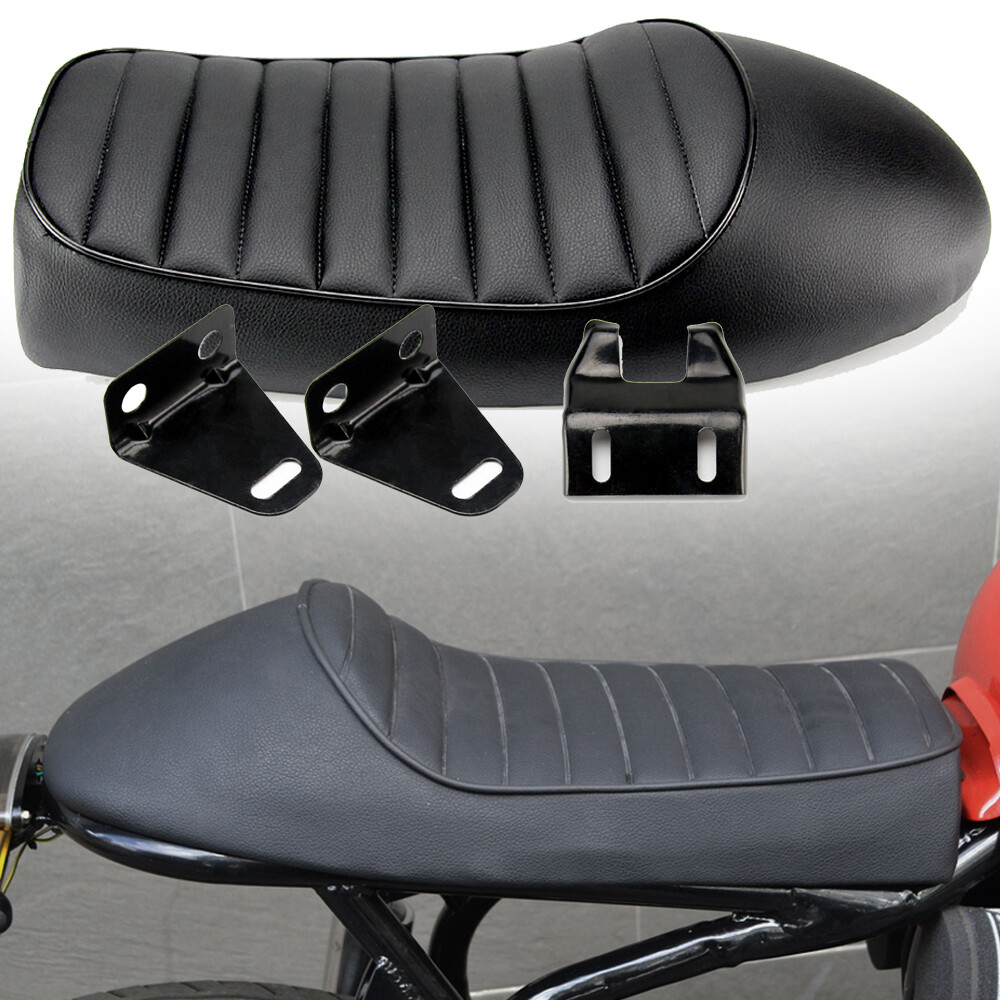 Universal Motorcycle Cafe Racer Seat Hump Saddle For Honda CB Suzuki Yamaha BMW