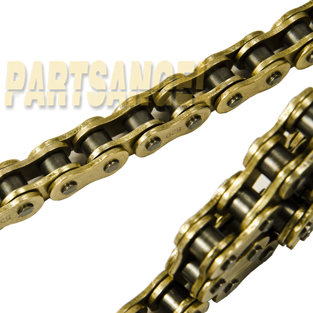 520 Gold Non O-ring Chain 110 Links 520×110 links for motorcycle