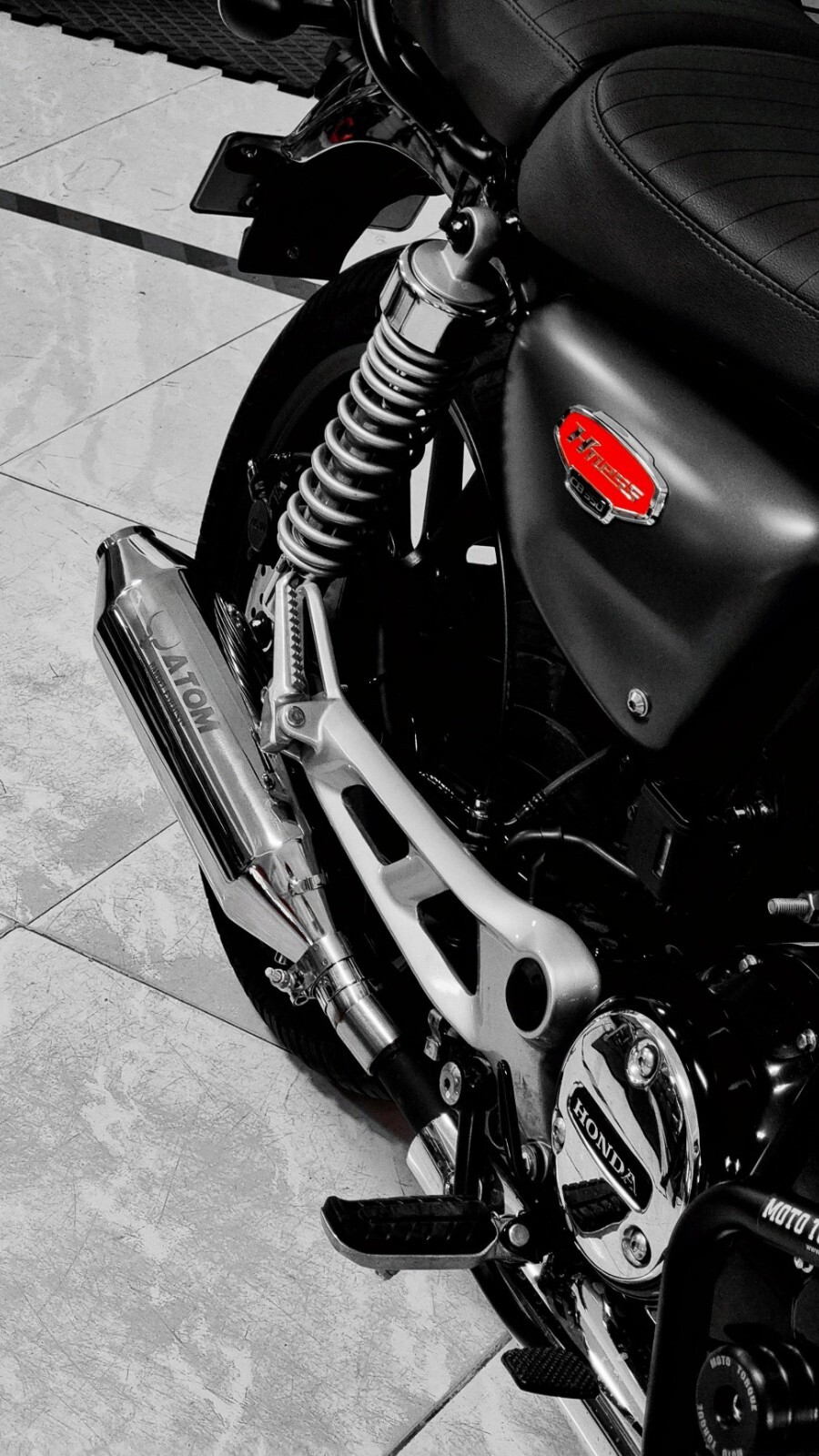 BARREL ATOM EXHAUST Fit for HONDA HNESS CB 350