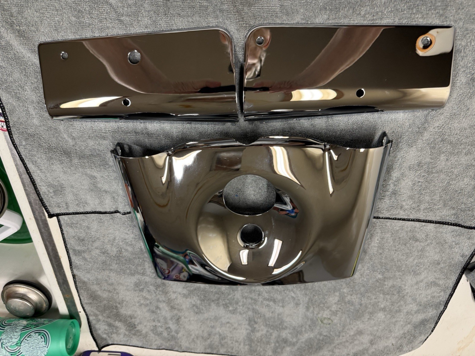 Harley show Chrome Smooth Nacelle 1986-2017 Flstf Factory Harley