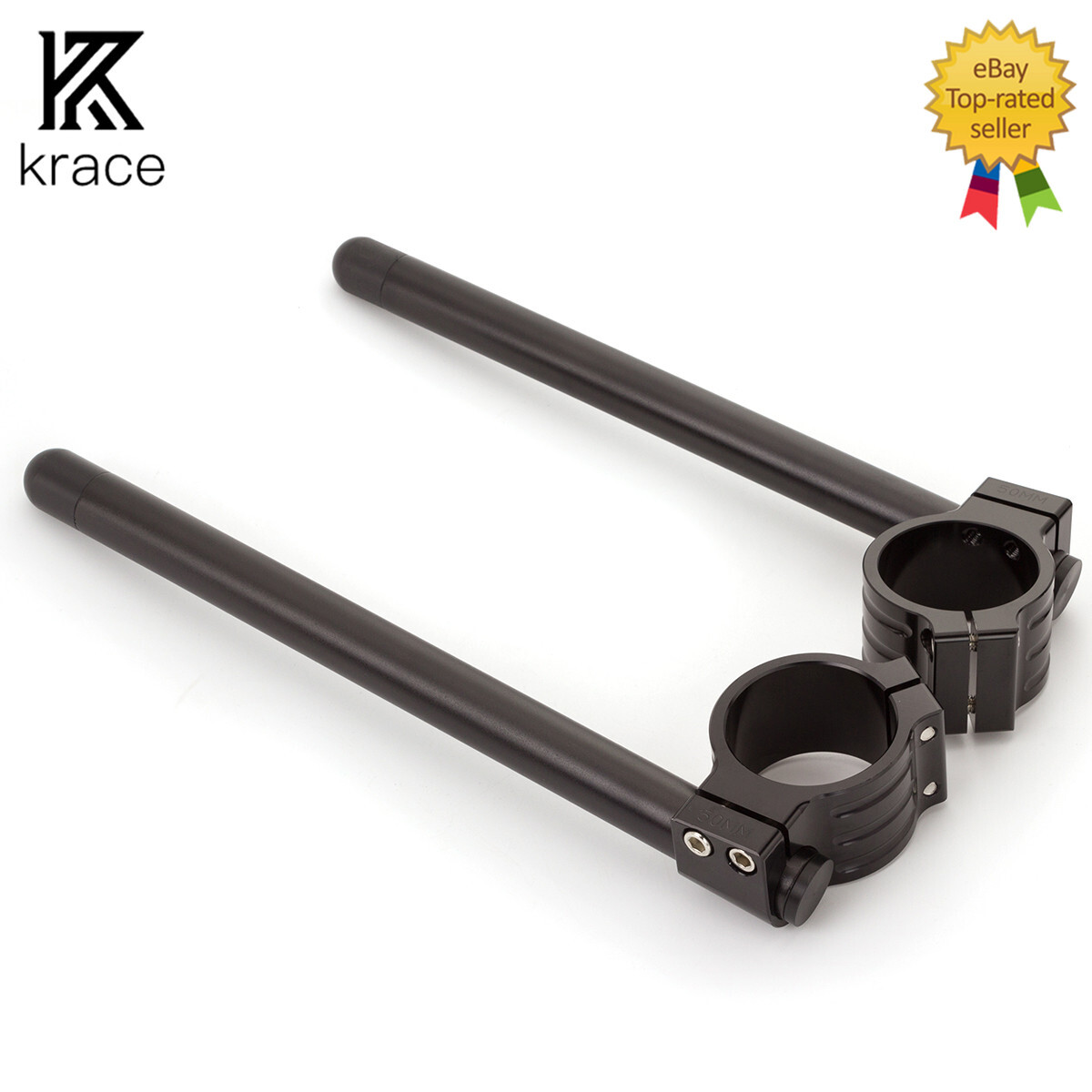 51mm Front Clip Ons Handlebar Clipon Fork Tube 10Degree 7/8in 22mm Universal Set