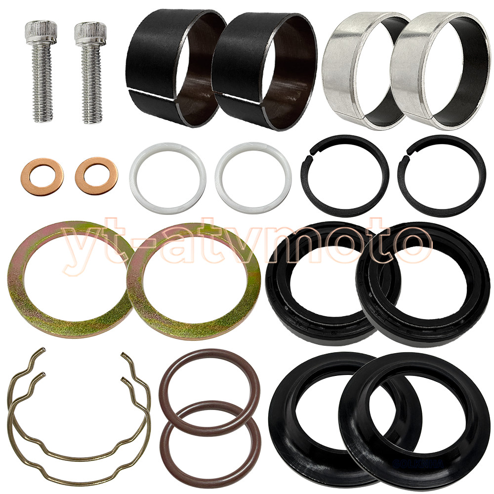 39mm Front Fork Rebuild Kit Dust Oil Seals Bushing For Harley Sportster 883 1200