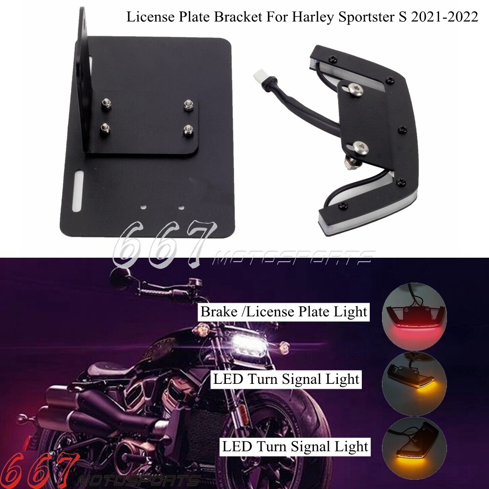 For Harley Sportster S RH1250S Fender Eliminator w/ LED Turn Signal Brake Light