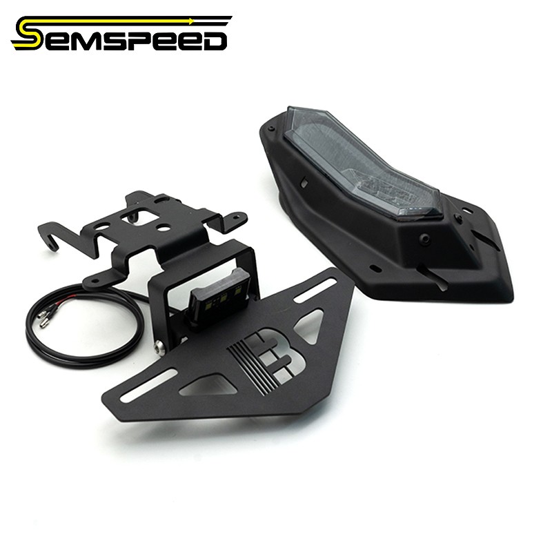 License Plate Holder With Tail Light Brake Lamp For CF-MOTO 675SS 675SR-R 675NK