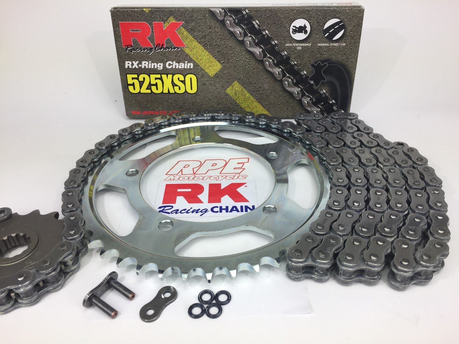 Triumph Daytona 675 2006-16 RK 525 Quick Acceleration Chain and Sprockets Kit