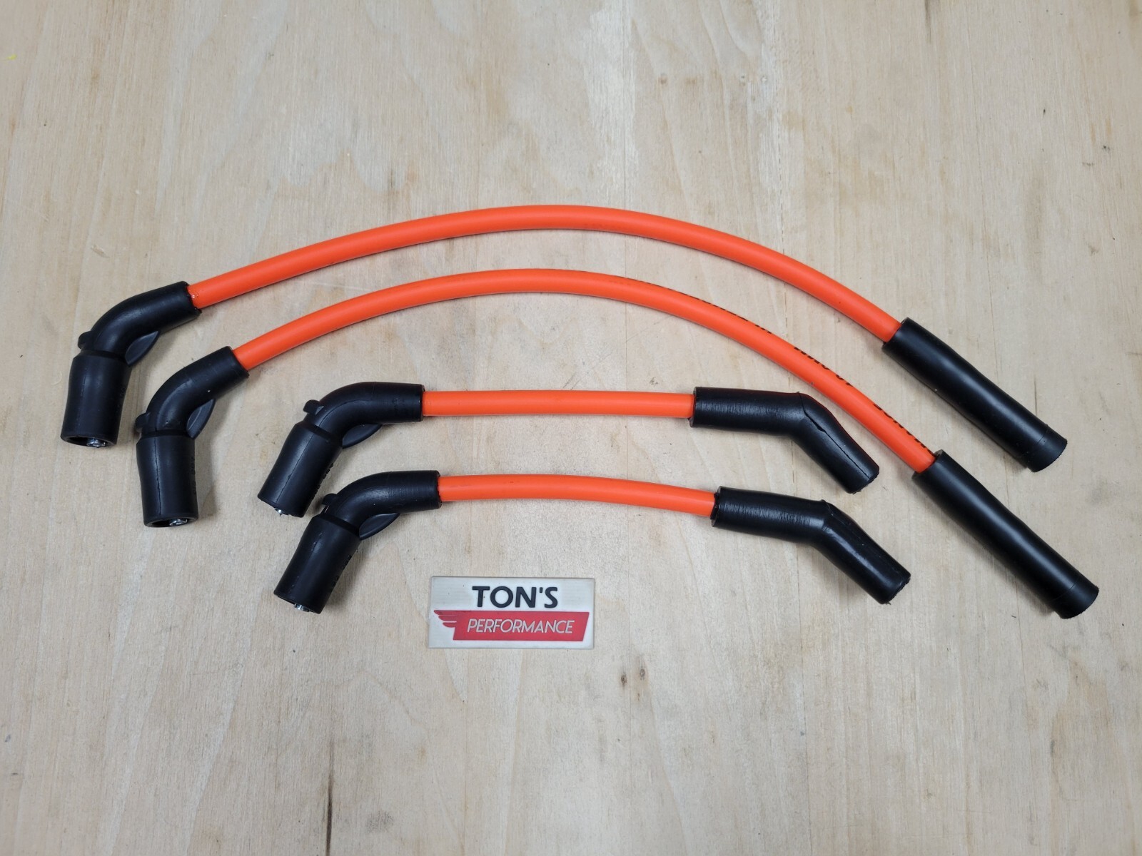 10mm Ton’s Spark plug wires Orange 2018+ Harley Davidson Softail Dyna FXFL ST