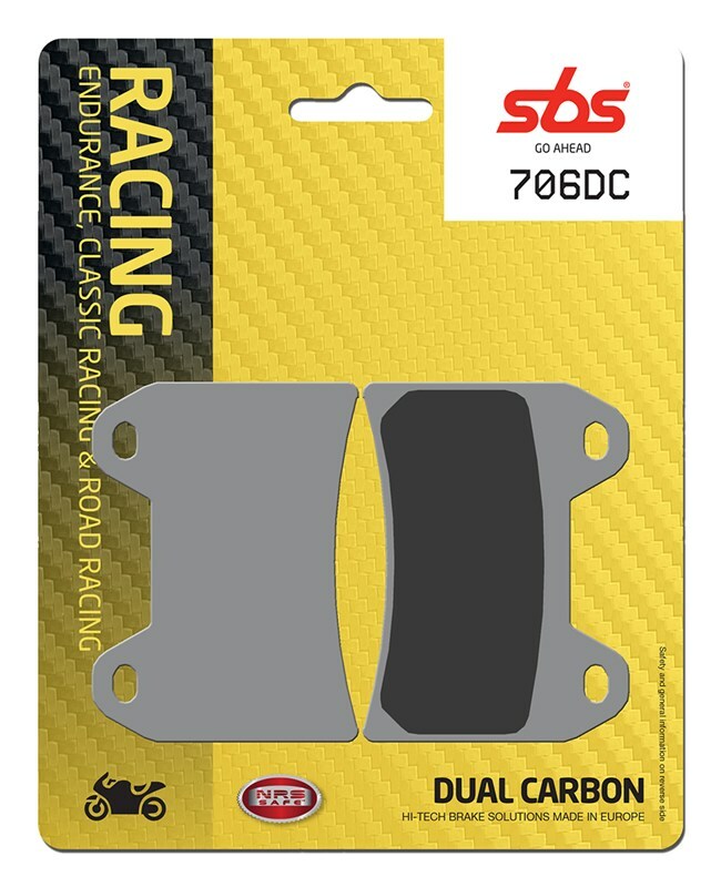 4 x SBS 706DC Moto Guzzi Stelvio 8V Se 1200 2012 2013 Front Brake Pads