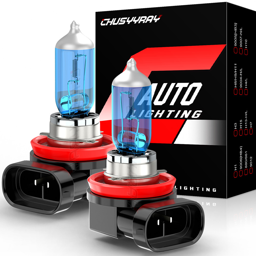 H11 Halogen Headlight Conversion Kit Bulbs 5000K For Kawasaki NINJA ZX6R 2007-12