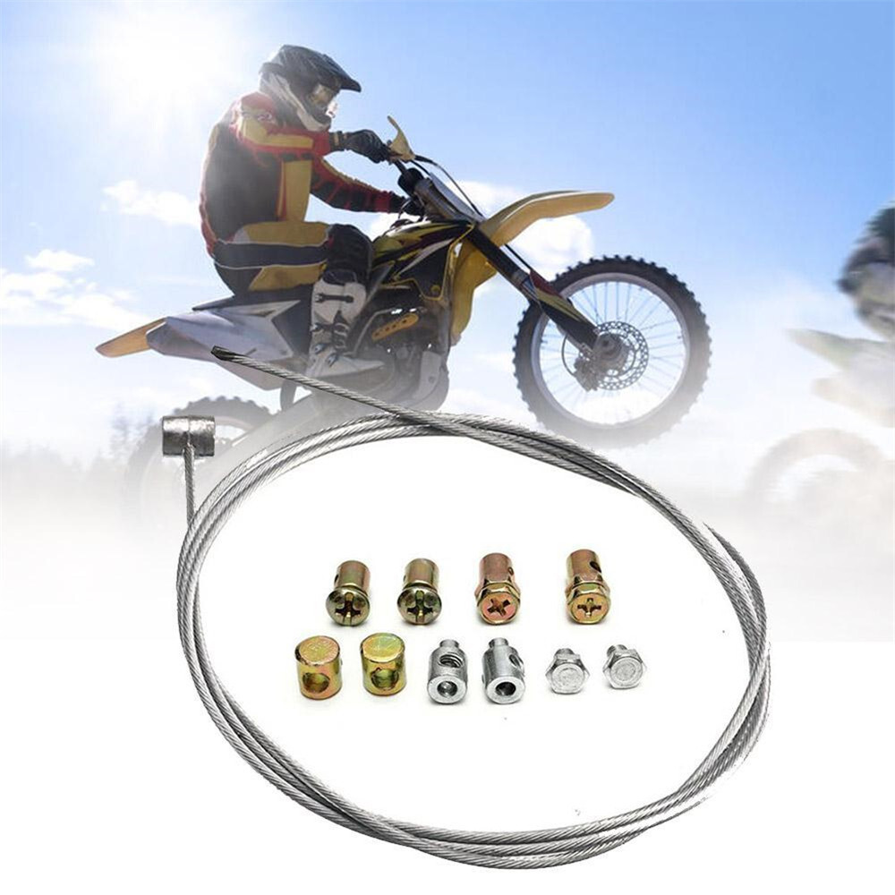 Throttle Clutch Brake Emergency Cable Repair Kit For Motorcycle Lawn Mower 1 Set