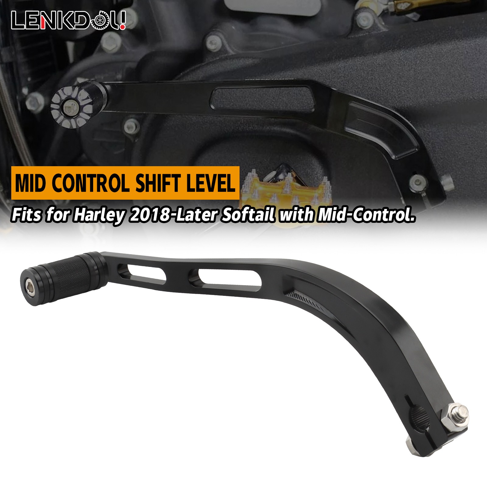 Gear Shift Lever Shifters For Harley Softail Street Bob Low Rider ST FXST FXLRS