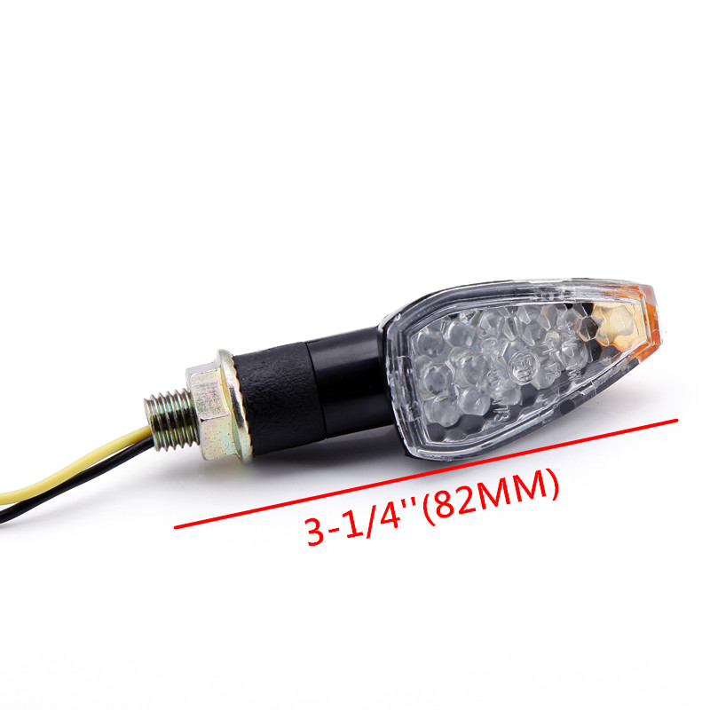 1 Pair Motorcycle Turn Signals Lights Save Energy LED Direction Lamp Honda US