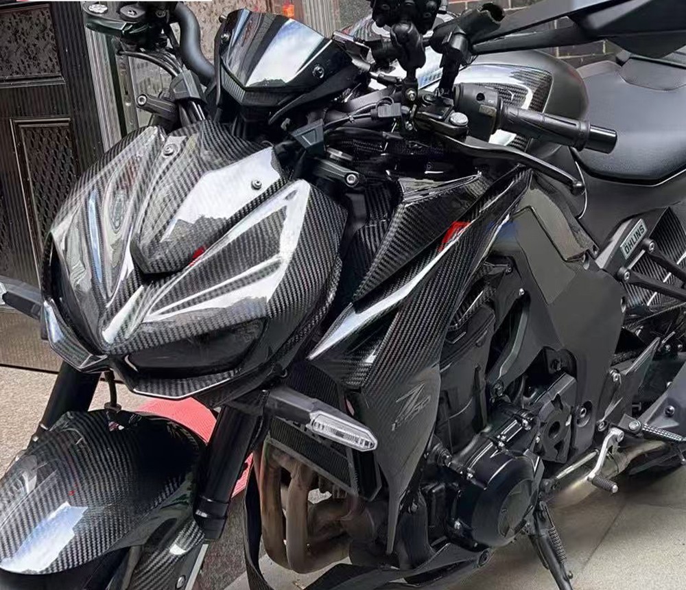 Carbon Fiber Full Fairing Kit For Kawasaki Z1000 2014-2021 Twill Gloss