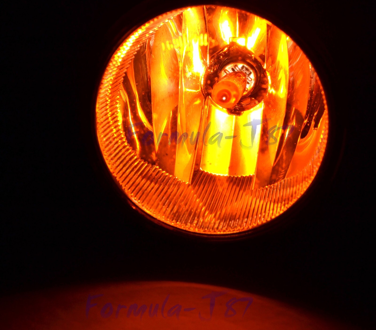Halogen H3 55W Orange Amber Two Bulbs Head Light High Beam Replacement Lamp Bike