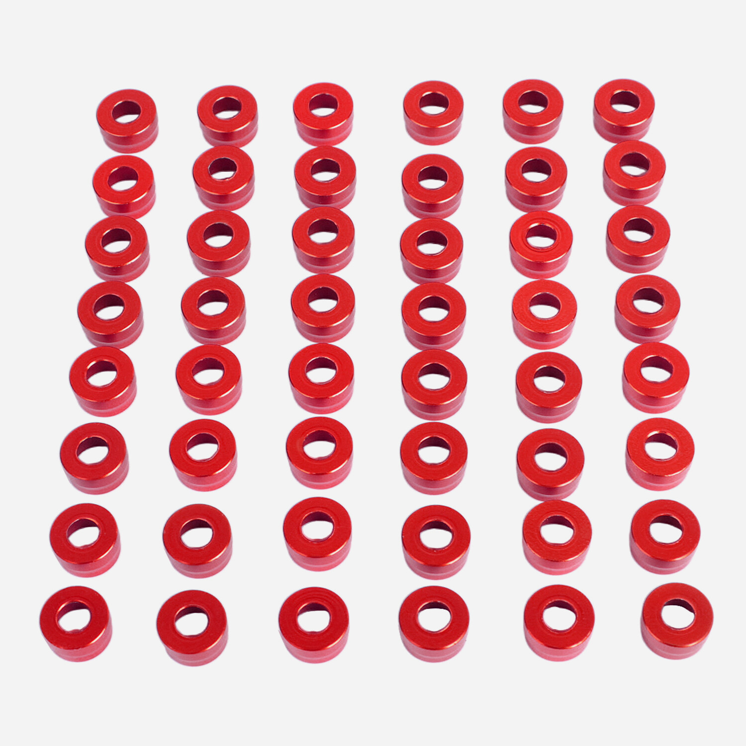 48X Red Engine Bolt Cover Caps For Harley Touring Electra Road Street Glide FLHX