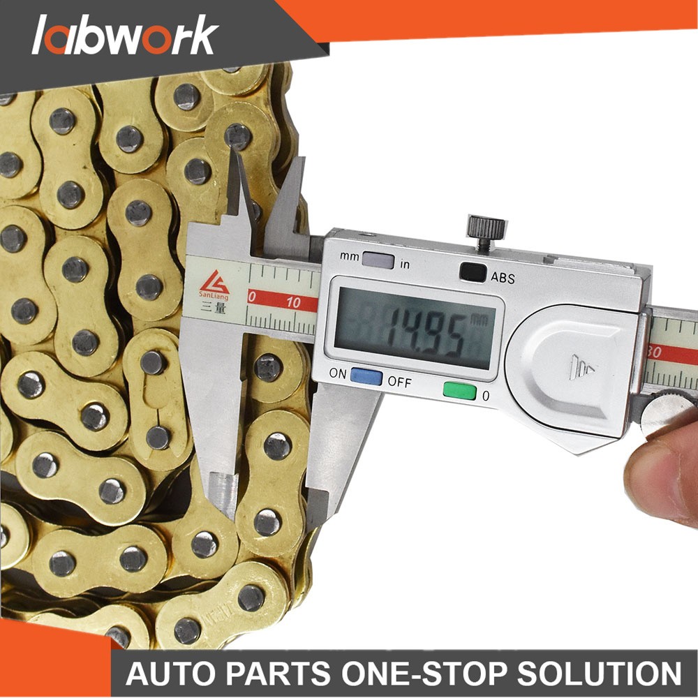 Labwork Drive Chain Gold Color-O-Ring 525-120 ATV Motorcycle 525 Pitch 120 Links
