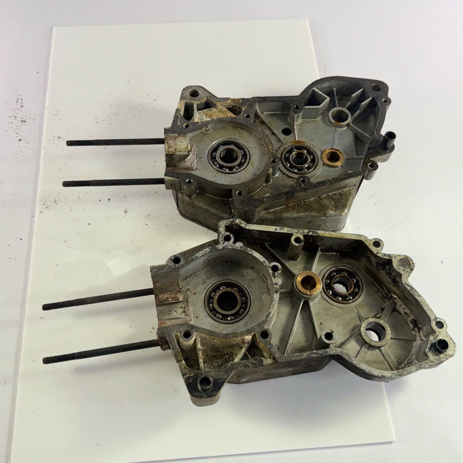 Franco Morini MO-1 MO1 Moped Engine Cases Bottom End Crankcase Set OEM Pull